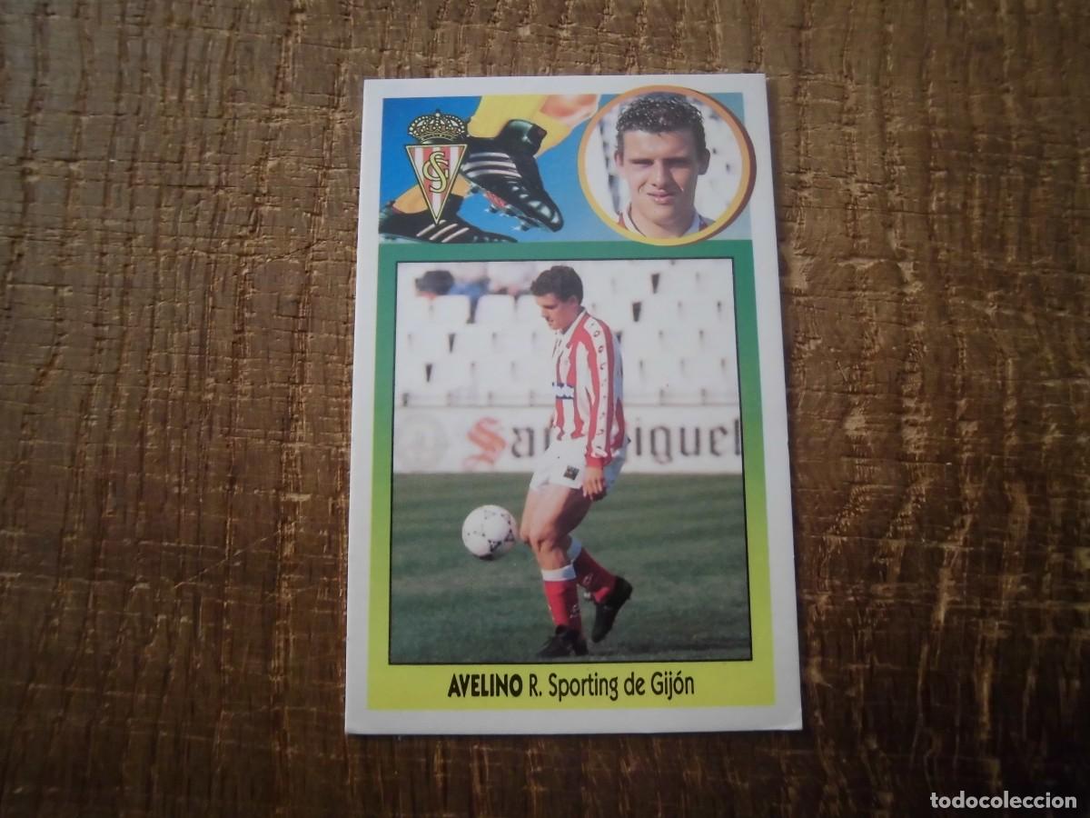 Cromos de F&uacute;tbol: AVELINO SPORTING DE GIJ&Oacute;N LIGA 93-94 EDICIONES ESTE CROMO CART&Oacute;N RECUPERADO