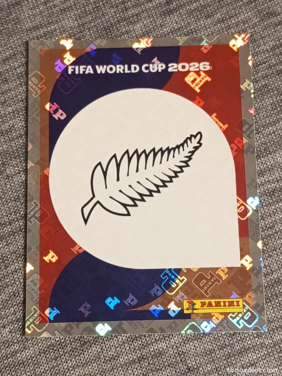 Cromos de F&uacute;tbol: ESCUDO NUEVA ZELANDA NZL 1 MUNDIAL 2026 PANINI FIFA WORLD CUP NUEVO