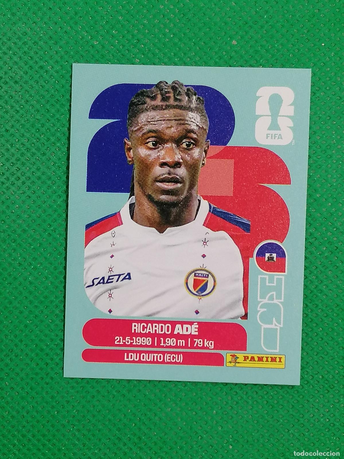 Cromos de F&uacute;tbol: HAI 6 HAI6 RICARDO ADE HAITI ⚽ PANINI FIFA MUNDIAL WORLD CUP 26 2026 STICKER ⚽