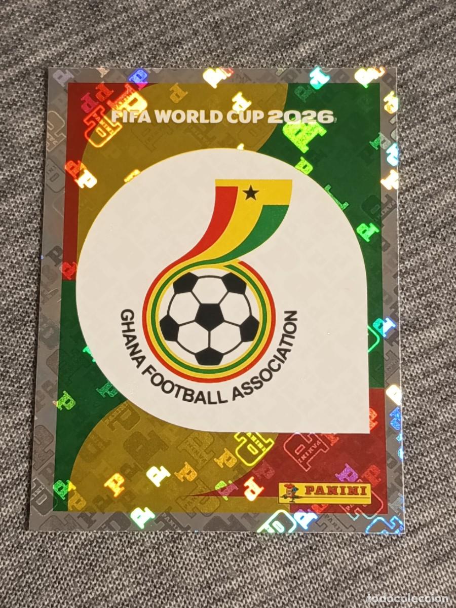 Cromos de F&uacute;tbol: ESCUDO GHANA GHA 1 MUNDIAL 2026 PANINI FIFA WORLD CUP NUEVO