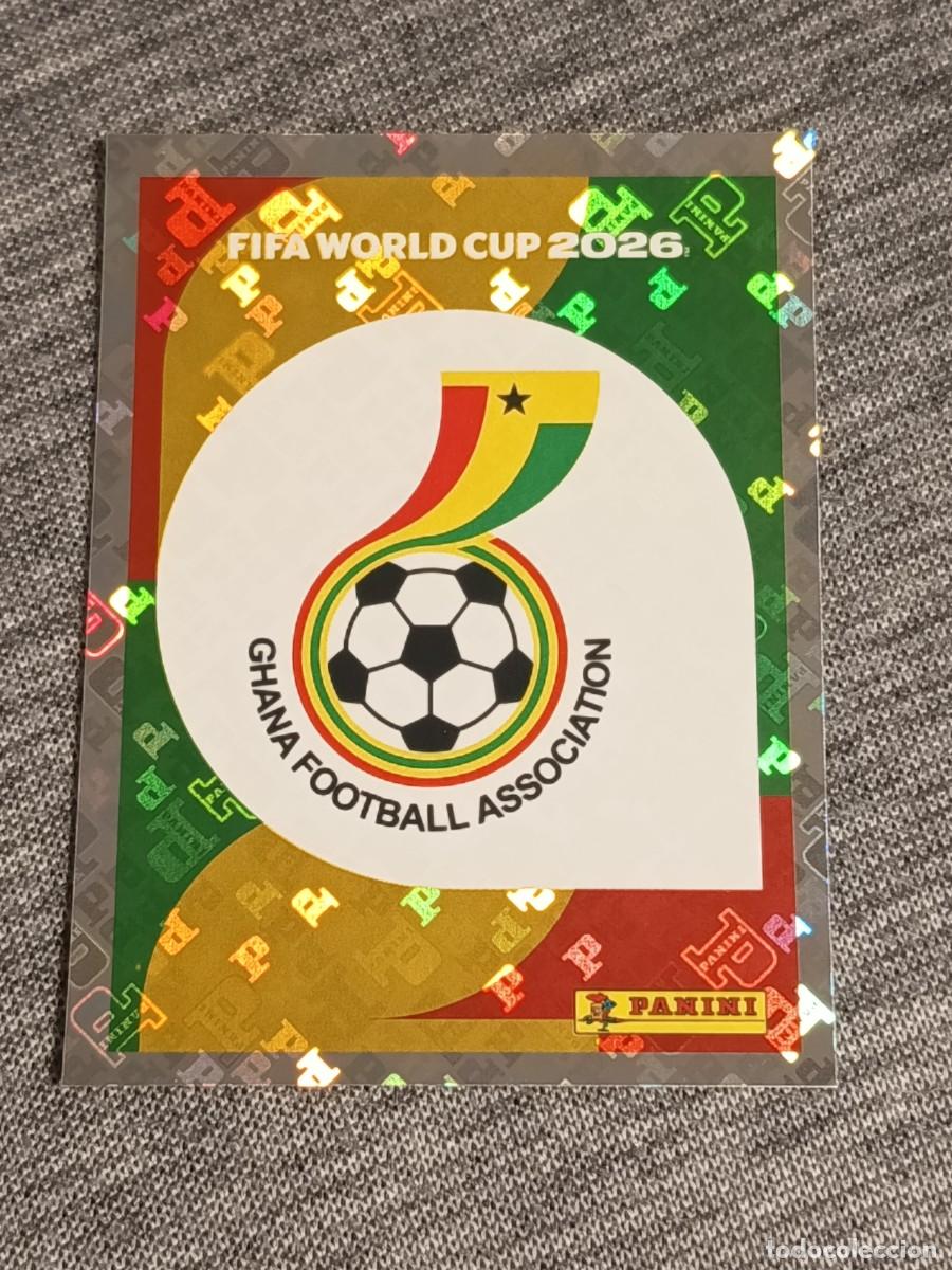 Cromos de F&uacute;tbol: ESCUDO GHANA GHA 1 MUNDIAL 2026 PANINI FIFA WORLD CUP NUEVO