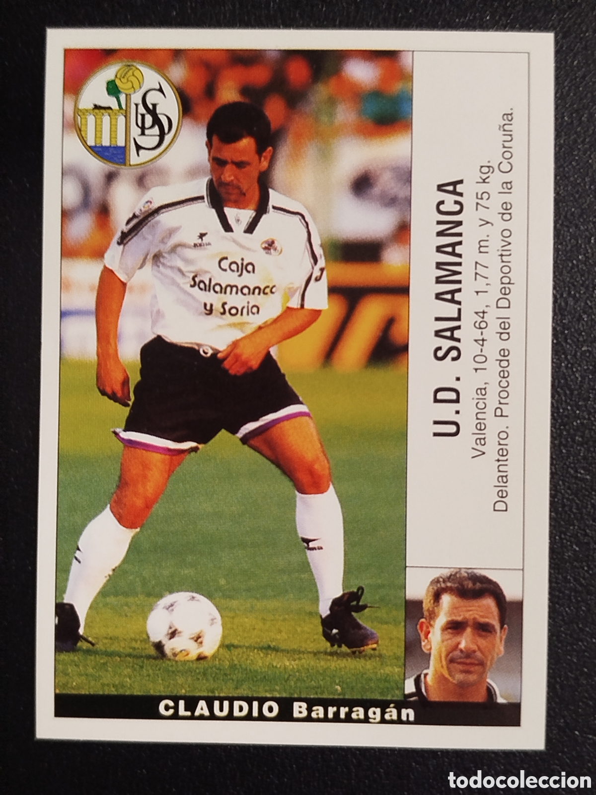 Cromos de F&uacute;tbol: COLOCA CROMO CLAUDIO SALAMANCA SUSTITUYE PANINI LIGA 1995 95 96 NUNCA PEGADO SIN PEGAR