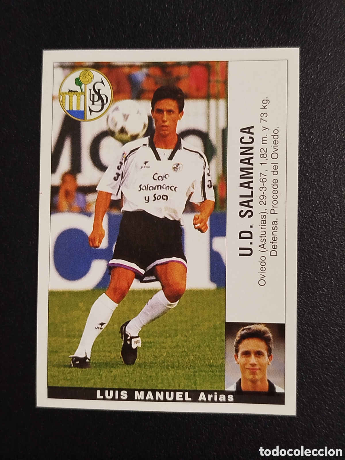 Cromos de F&uacute;tbol: COLOCA CROMO LUIS MANUEL SALAMANCA SUSTITUYE PANINI LIGA 1995 95 96 NUNCA PEGADO SIN PEGAR