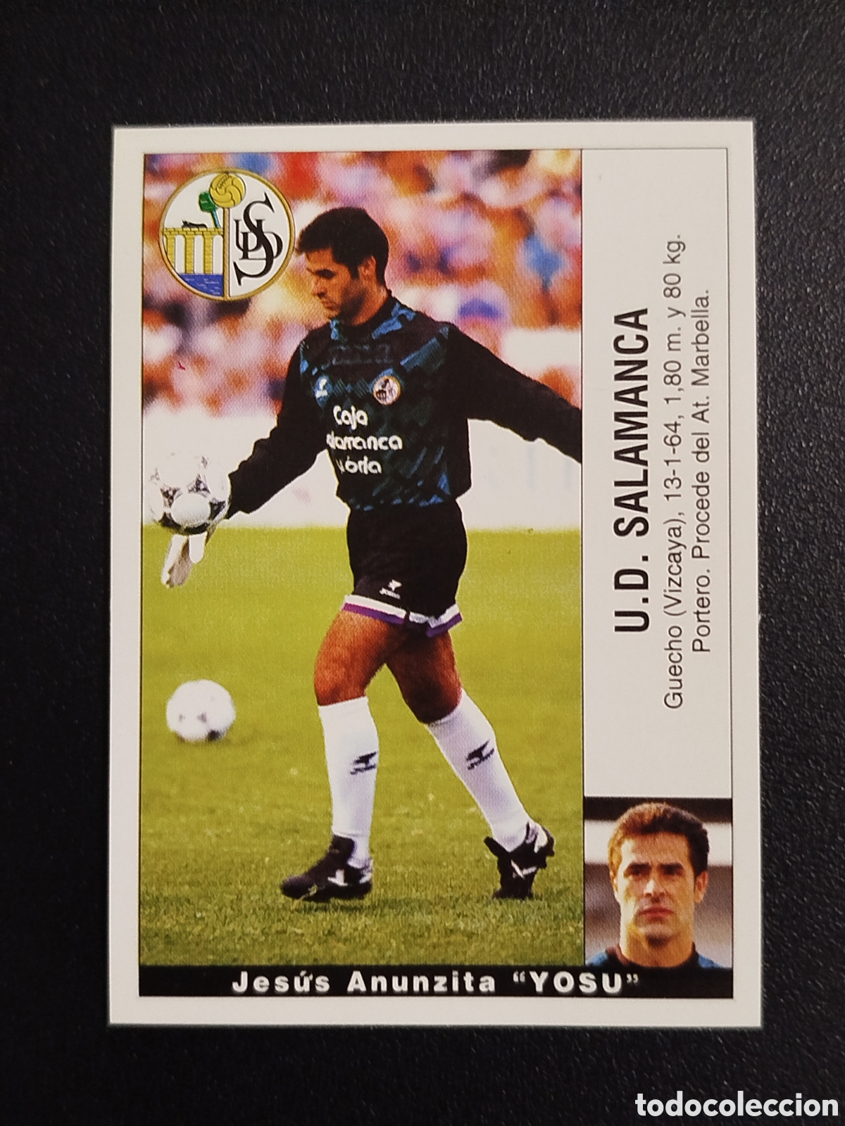 Cromos de F&uacute;tbol: COLOCA CROMO YOSU SALAMANCA SUSTITUYE PANINI LIGA 1995 95 96 NUNCA PEGADO SIN PEGAR