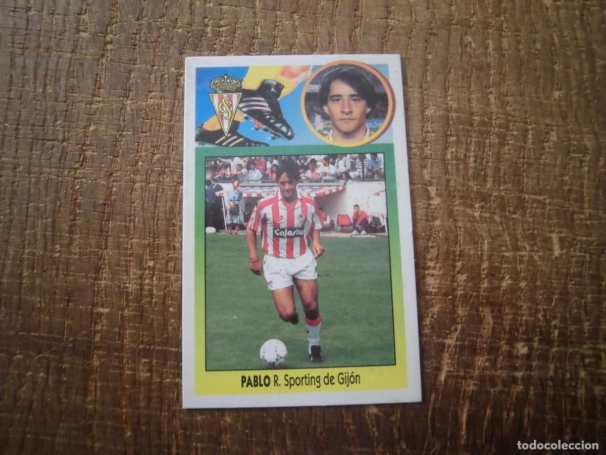 Cromos de F&uacute;tbol: PABLO SPORTING DE GIJ&Oacute;N LIGA 93-94 EDICIONES ESTE CROMO CART&Oacute;N RECUPERADO