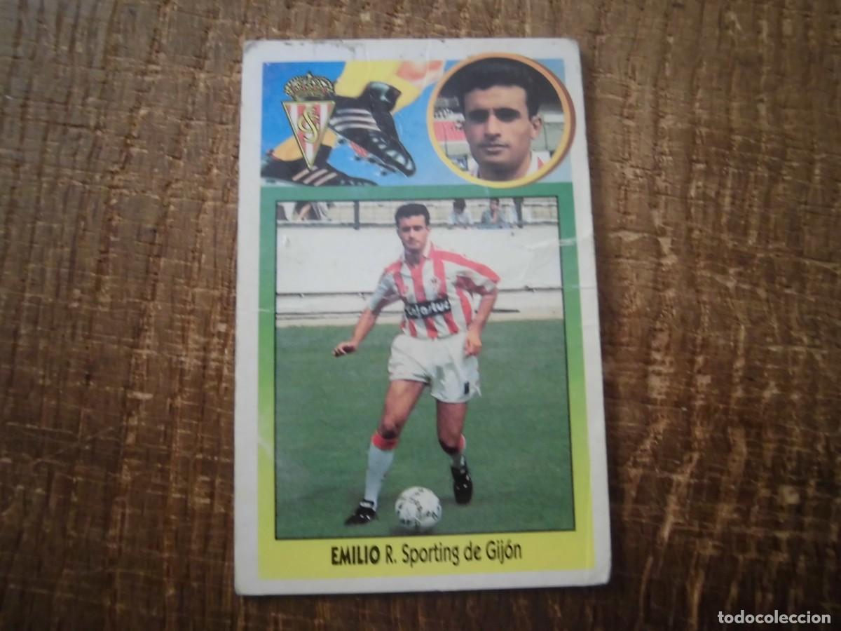 Cromos de F&uacute;tbol: EMILIO SPORTING DE GIJ&Oacute;N LIGA 93-94 EDICIONES ESTE CROMO CART&Oacute;N RECUPERADO