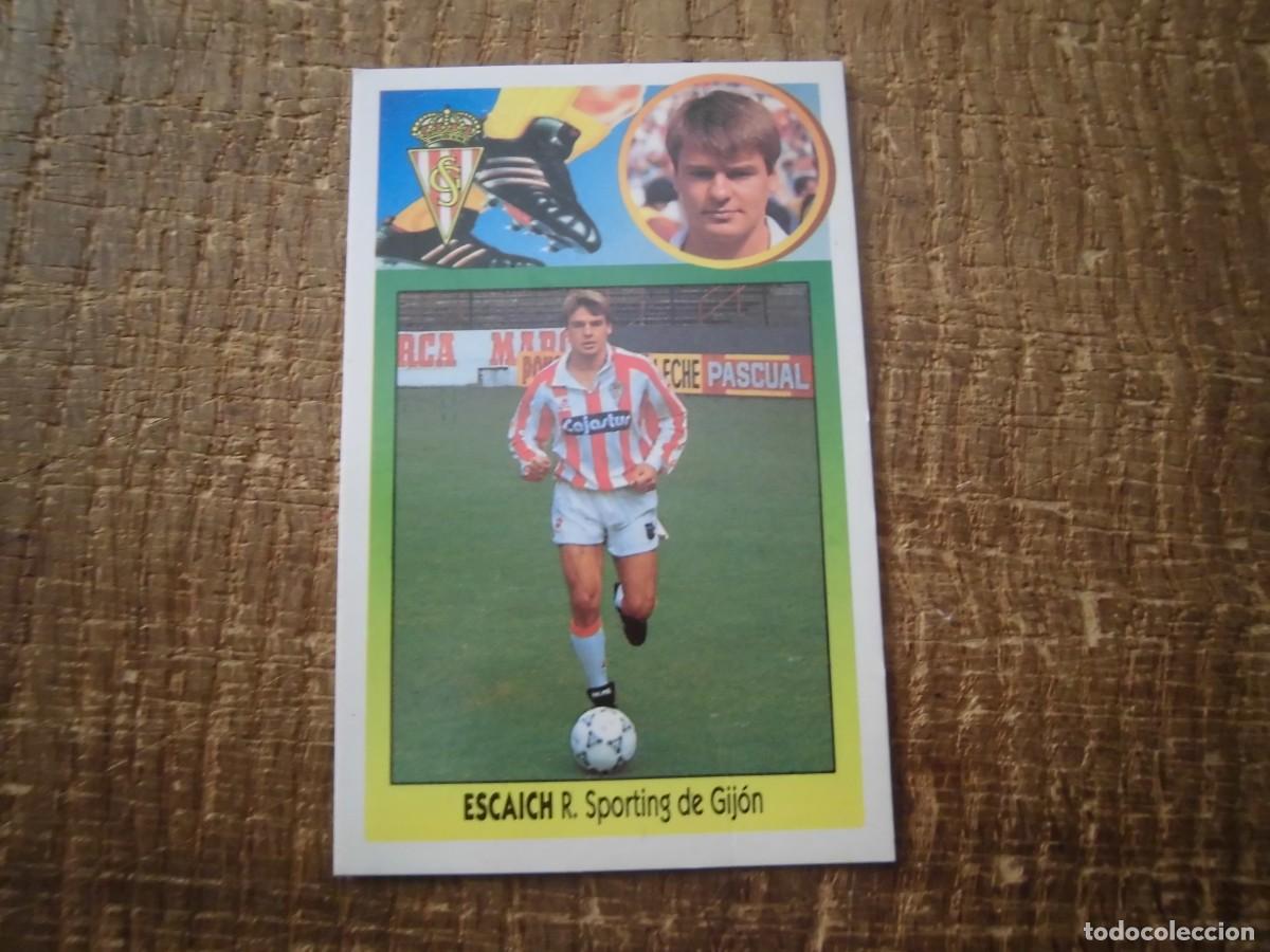 Cromos de F&uacute;tbol: ESCAICH COLOCA SPORTING DE GIJ&Oacute;N LIGA 93-94 EDICIONES ESTE CROMO CART&Oacute;N RECUPERADO