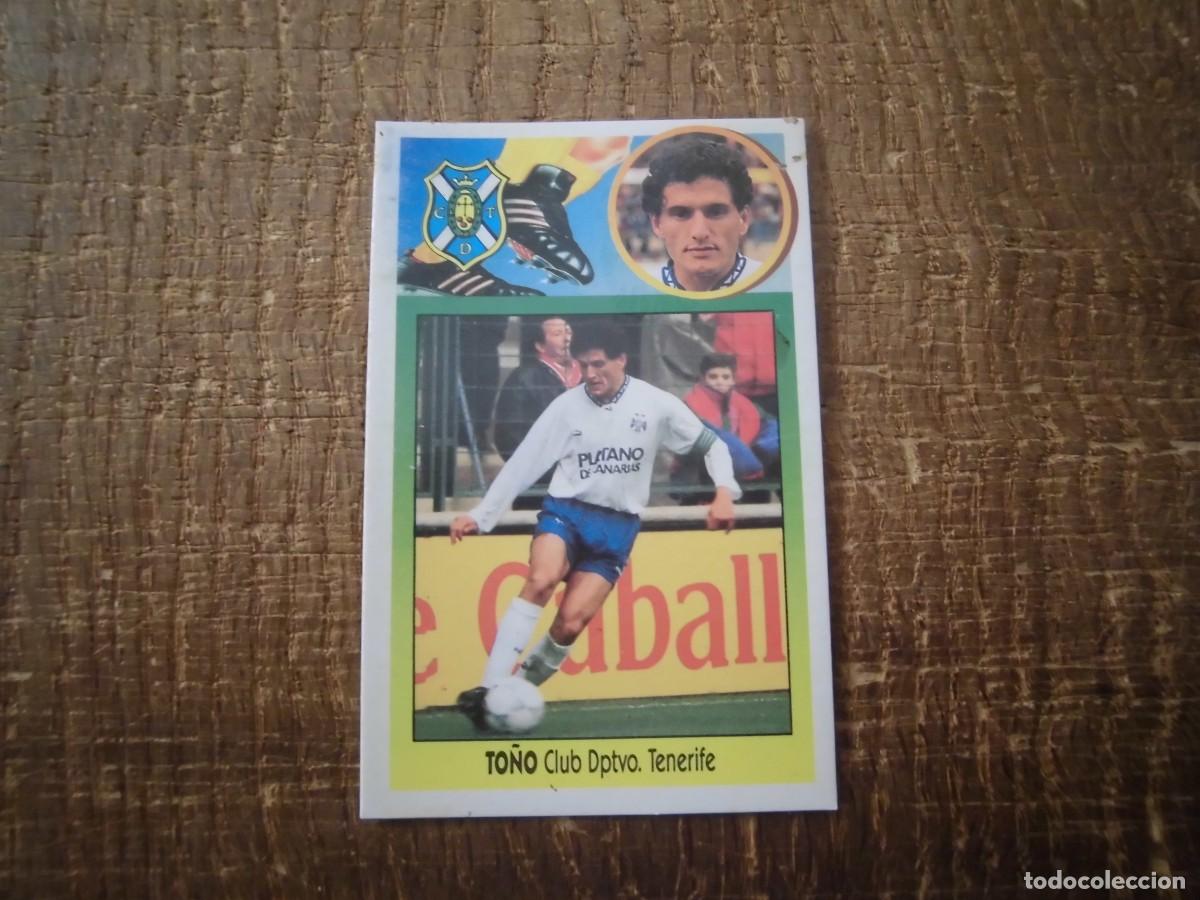 Fu&szlig;ball-Sticker: TO&Ntilde;O TENERIFE LIGA 93-94 EDICIONES ESTE CROMO CART&Oacute;N RECUPERADO