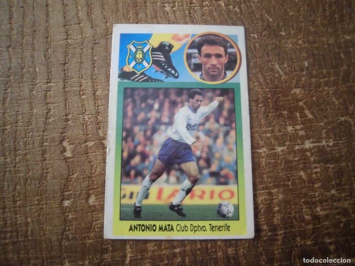 Fu&szlig;ball-Sticker: ANTONIO MATA TENERIFE LIGA 93-94 EDICIONES ESTE CROMO CART&Oacute;N RECUPERADO