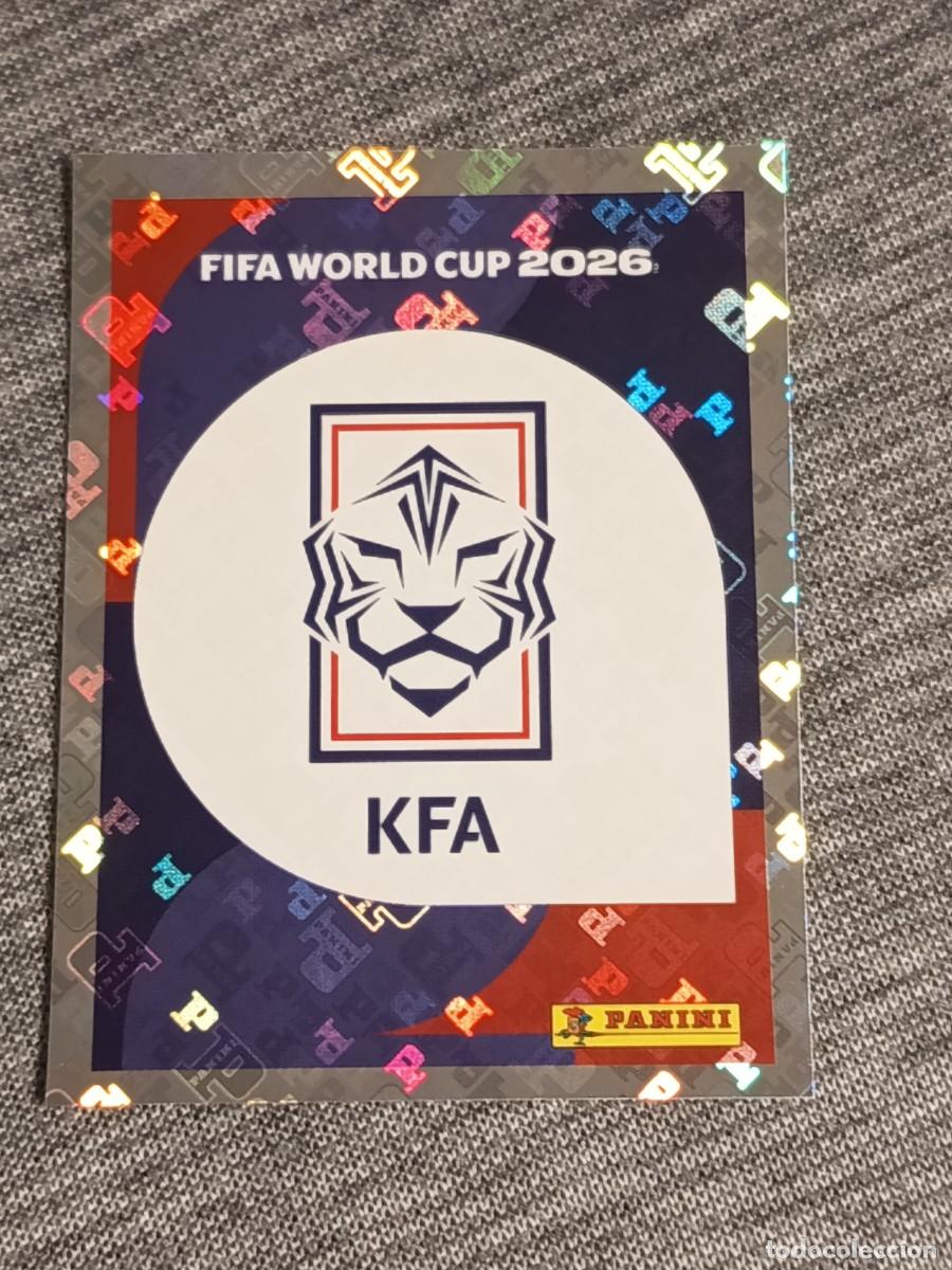Cromos de F&uacute;tbol: ESCUDO COREA DEL SUR KOR 1 MUNDIAL 2026 PANINI FIFA WORLD CUP NUEVO