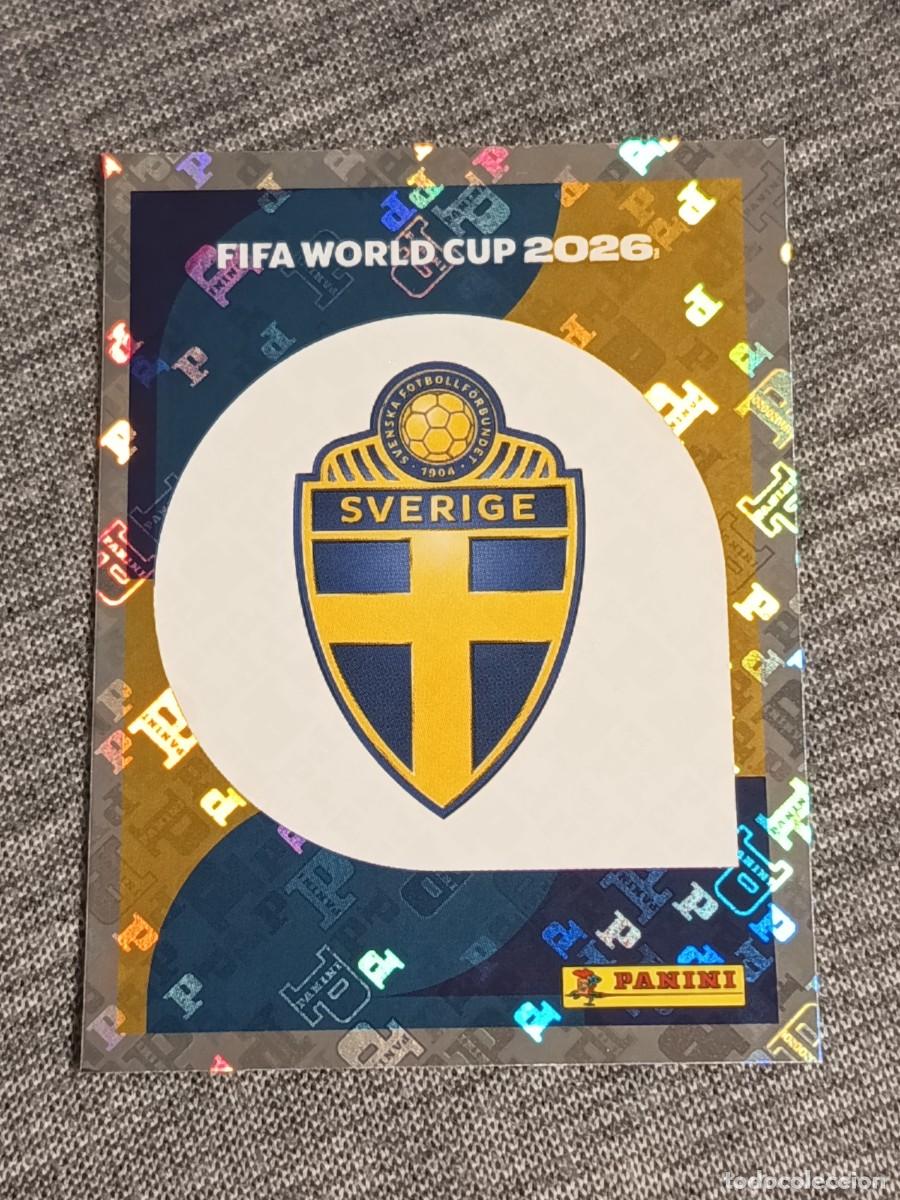 Cromos de F&uacute;tbol: ESCUDO SUECIA SWE 1 MUNDIAL 2026 PANINI FIFA WORLD CUP NUEVO