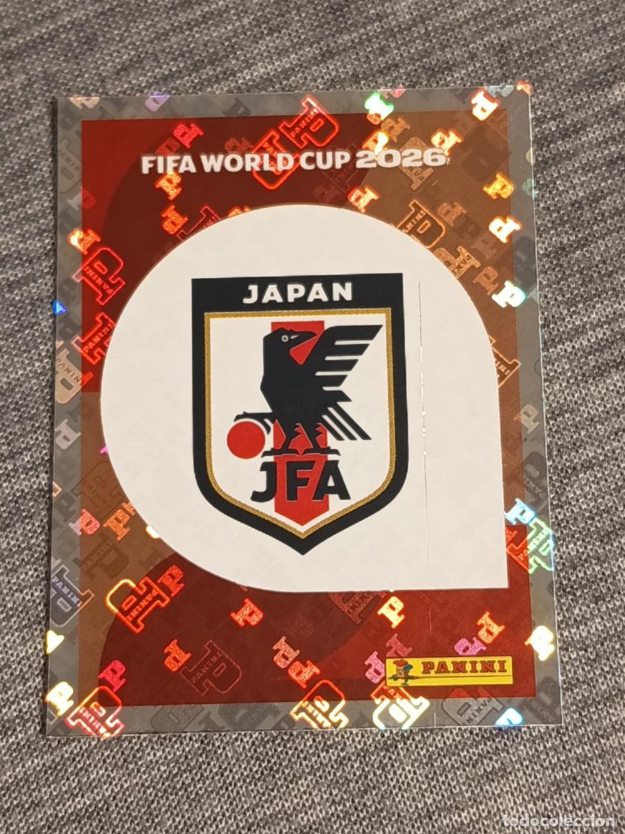 Cromos de F&uacute;tbol: ESCUDO JAPON JPN 1 MUNDIAL 2026 PANINI FIFA WORLD CUP NUEVO
