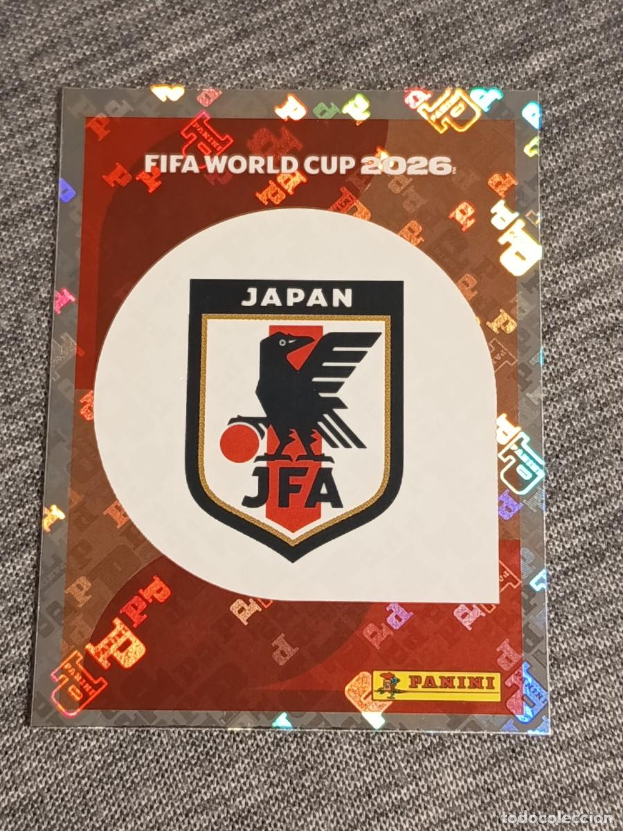 Cromos de F&uacute;tbol: ESCUDO JAPON JPN 1 MUNDIAL 2026 PANINI FIFA WORLD CUP NUEVO