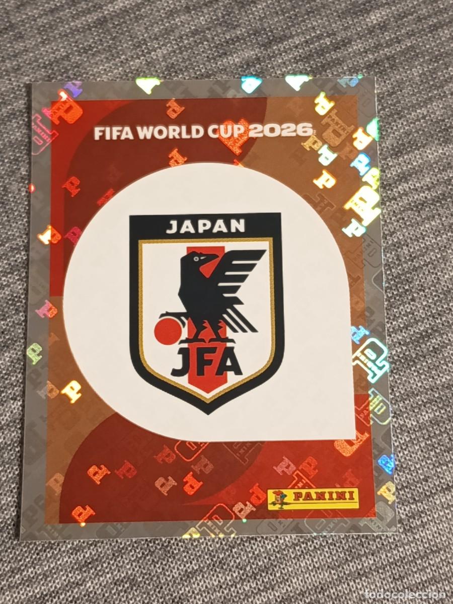 Cromos de F&uacute;tbol: ESCUDO JAPON JPN 1 MUNDIAL 2026 PANINI FIFA WORLD CUP NUEVO