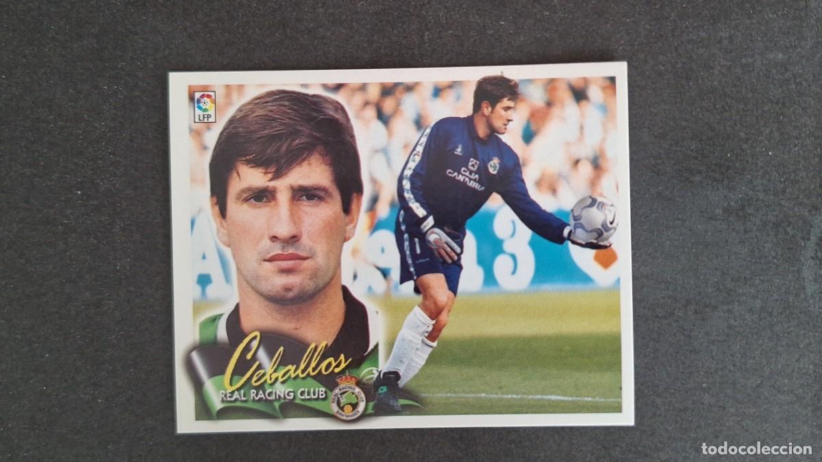Cromos de F&uacute;tbol: L5 CEBALLOS RACING DE SANTANDER LIGA ESTE 2000 2001 00 01 NUNCA PEGADO SIN PEGAR