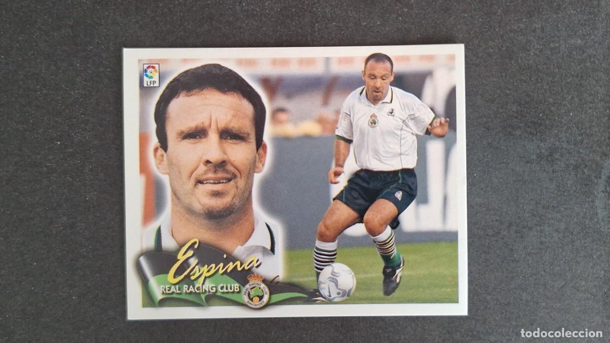 Cromos de F&uacute;tbol: L5 ESPINA RACING DE SANTANDER LIGA ESTE 2000 2001 00 01 NUNCA PEGADO SIN PEGAR