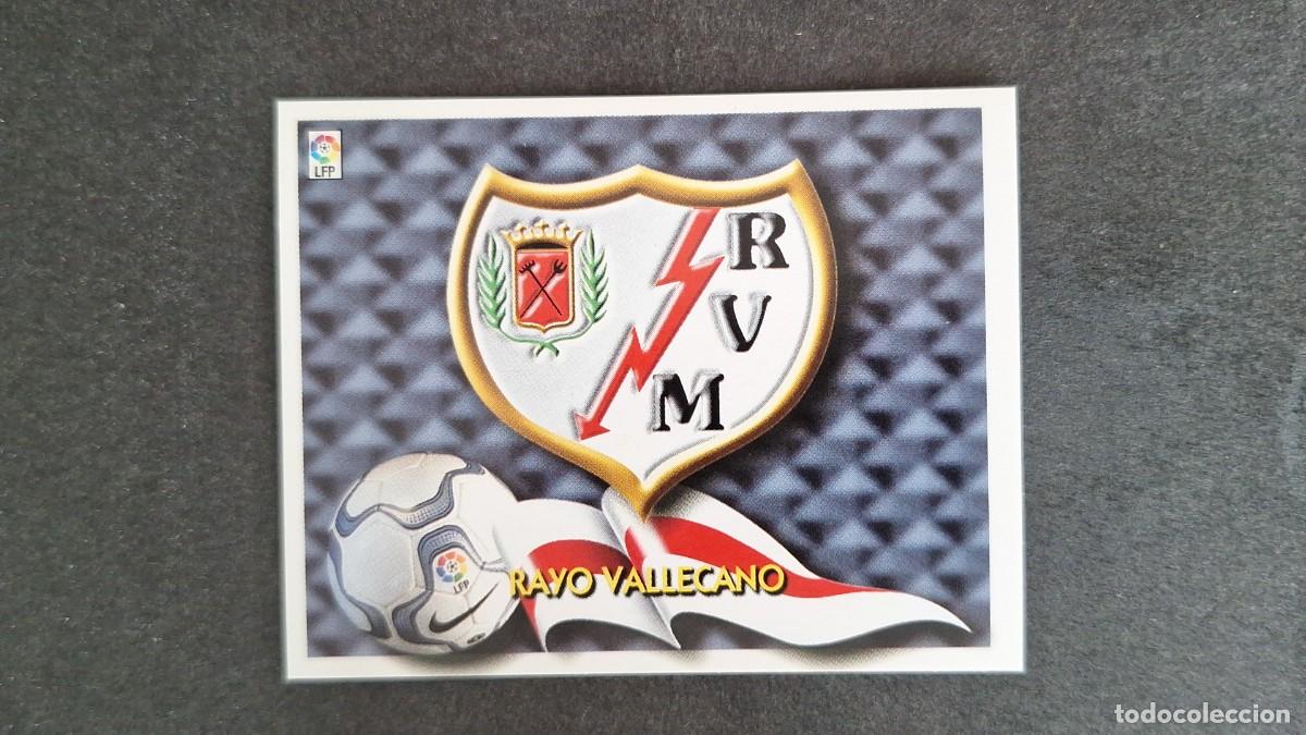 Cromos de F&uacute;tbol: L5 ESCUDO RAYO VALLECANO LIGA ESTE 2000 2001 00 01 NUNCA PEGADO SIN PEGAR