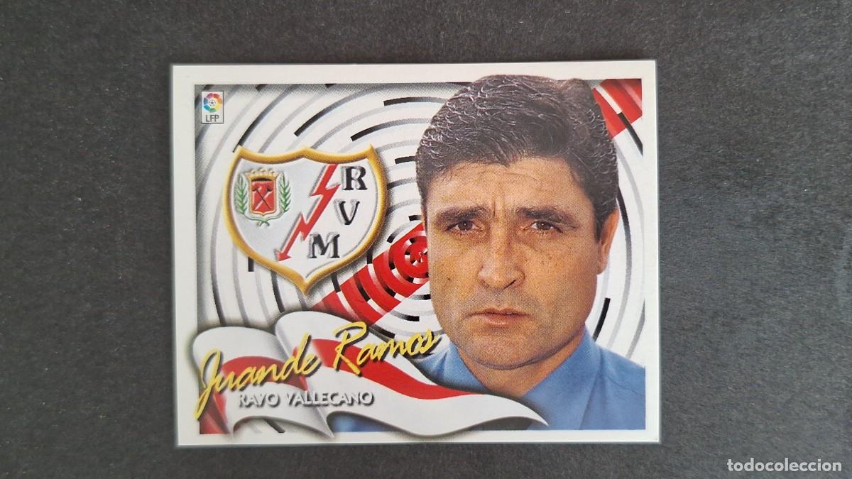 Cromos de F&uacute;tbol: L5 JUANDE RAMOS ENTRENADOR RAYO VALLECANO LIGA ESTE 2000 2001 00 01 NUNCA PEGADO SIN PEGAR
