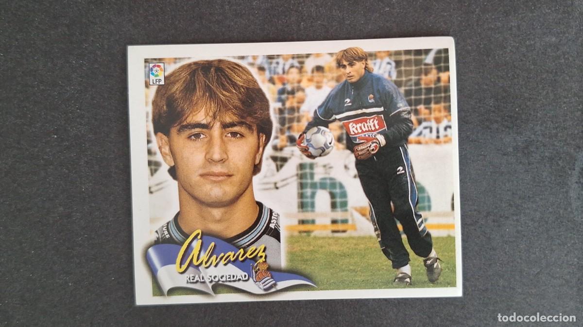 Cromos de F&uacute;tbol: L5 ALVAREZ REAL SOCIEDAD LIGA ESTE 2000 2001 00 01 NUNCA PEGADO SIN PEGAR