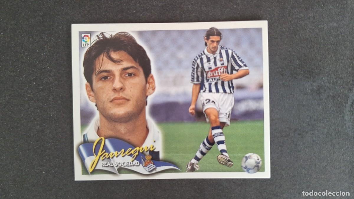 Cromos de F&uacute;tbol: L5 JAUREGUI REAL SOCIEDAD LIGA ESTE 2000 2001 00 01 NUNCA PEGADO SIN PEGAR