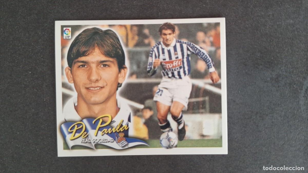 Cromos de F&uacute;tbol: L5 DE PAULA REAL SOCIEDAD LIGA ESTE 2000 2001 00 01 NUNCA PEGADO SIN PEGAR