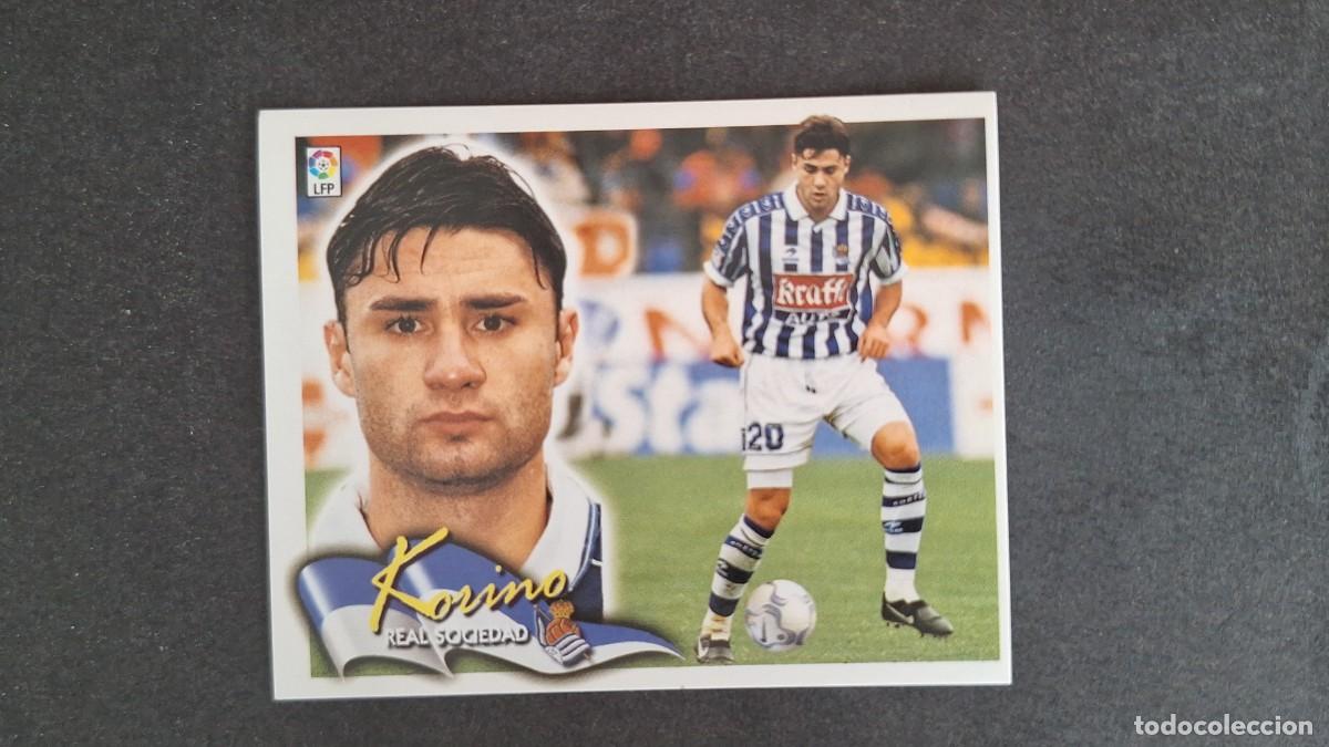 Cromos de F&uacute;tbol: L5 KORINO REAL SOCIEDAD LIGA ESTE 2000 2001 00 01 NUNCA PEGADO SIN PEGAR