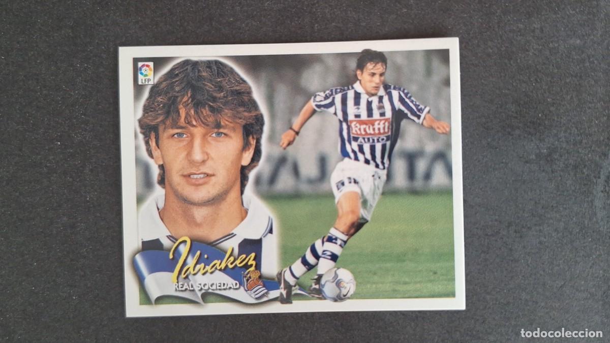 Cromos de F&uacute;tbol: L5 IDIAKEZ REAL SOCIEDAD LIGA ESTE 2000 2001 00 01 NUNCA PEGADO SIN PEGAR