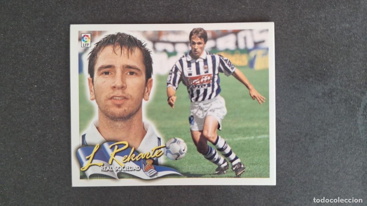 Cromos de F&uacute;tbol: L5 LOPEZ REKARTE REAL SOCIEDAD LIGA ESTE 2000 2001 00 01 NUNCA PEGADO SIN PEGAR