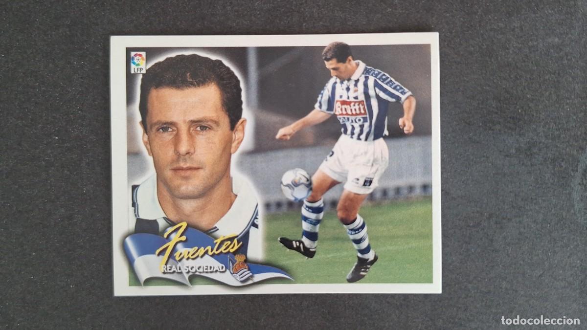 Figurine di Calcio: L5 FUENTES REAL SOCIEDAD LIGA ESTE 2000 2001 00 01 NUNCA PEGADO SIN PEGAR