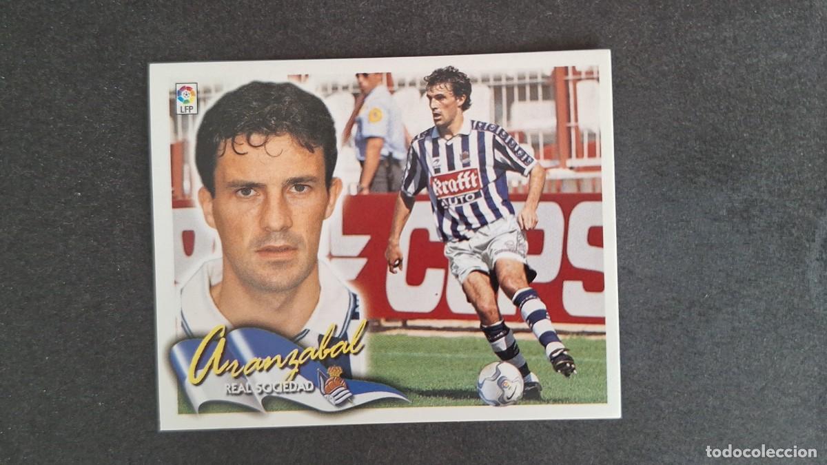 Figurine di Calcio: L5 ARANZABAL REAL SOCIEDAD LIGA ESTE 2000 2001 00 01 NUNCA PEGADO SIN PEGAR