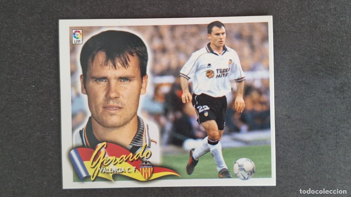 Cromos de F&uacute;tbol: L5 GERARDO VALENCIA C. F. LIGA ESTE 2000 2001 00 01 NUNCA PEGADO SIN PEGAR