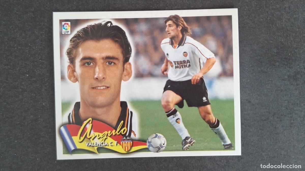 Cromos de F&uacute;tbol: L5 ANGULO VALENCIA C. F. LIGA ESTE 2000 2001 00 01 NUNCA PEGADO SIN PEGAR