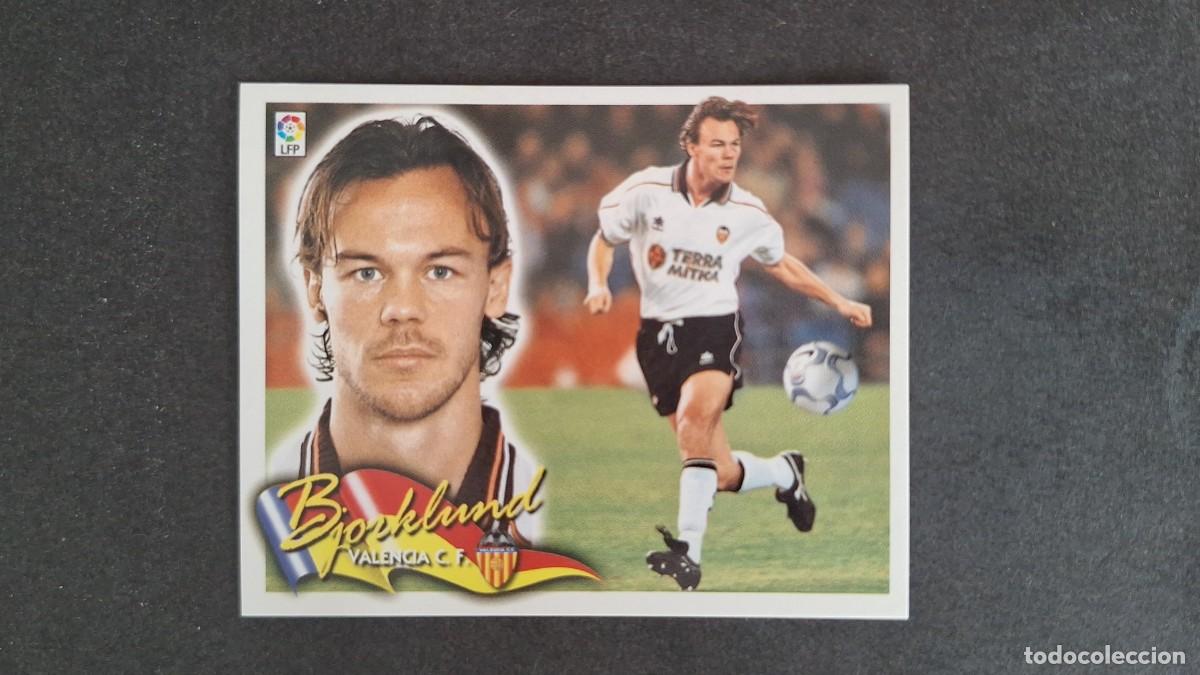 Cromos de F&uacute;tbol: L5 BJORKLUND VALENCIA C. F. LIGA ESTE 2000 2001 00 01 NUNCA PEGADO SIN PEGAR