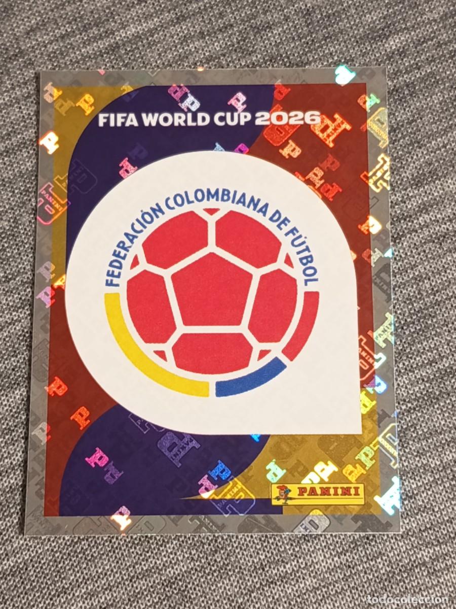 Cromos de F&uacute;tbol: ESCUDO COLOMBIA COL 1 MUNDIAL 2026 PANINI FIFA WORLD CUP NUEVO