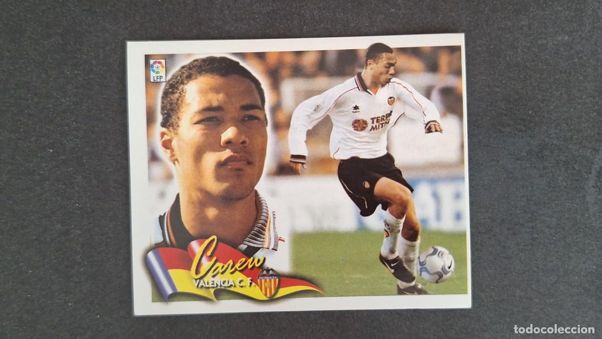 Cromos de F&uacute;tbol: L5 CAREW VALENCIA C. F. LIGA ESTE 2000 2001 00 01 NUNCA PEGADO SIN PEGAR