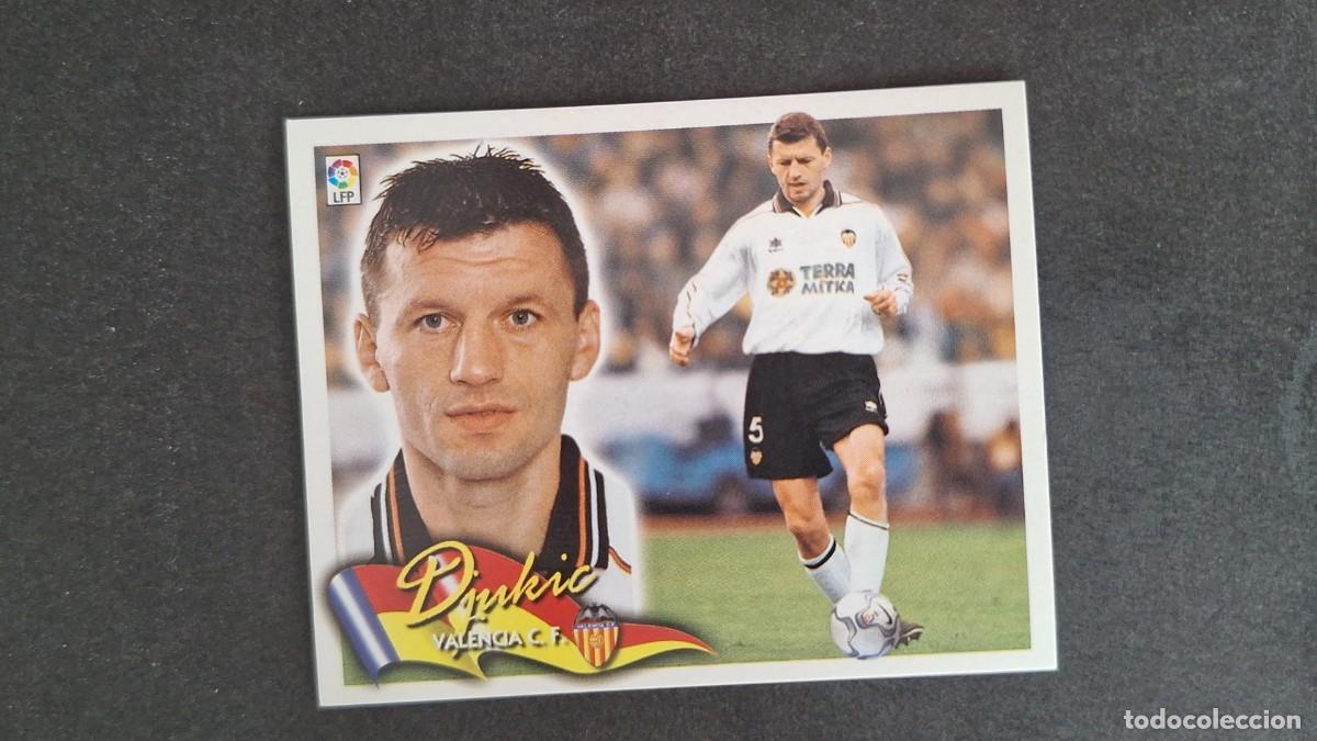 Cromos de F&uacute;tbol: L5 DJUKIC VALENCIA C. F. LIGA ESTE 2000 2001 00 01 NUNCA PEGADO SIN PEGAR
