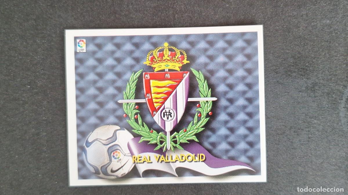 Cromos de F&uacute;tbol: L5 ESCUDO REAL VALLADOLID LIGA ESTE 2000 2001 00 01 NUNCA PEGADO SIN PEGAR