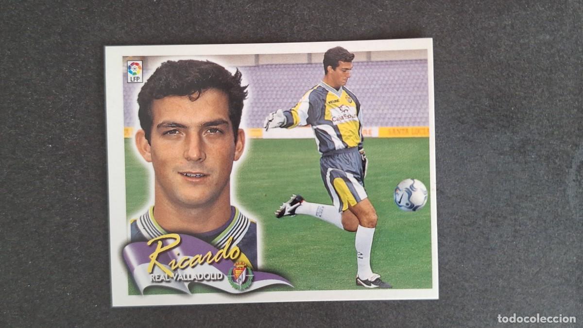 Cromos de F&uacute;tbol: L5 RICARDO REAL VALLADOLID LIGA ESTE 2000 2001 00 01 NUNCA PEGADO SIN PEGAR