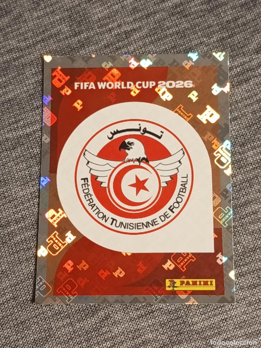 Cromos de F&uacute;tbol: ESCUDO TUNEZ TUN 1 MUNDIAL 2026 PANINI FIFA WORLD CUP NUEVO