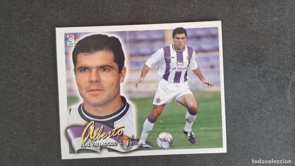 Cromos de F&uacute;tbol: L5 ALBERTO REAL VALLADOLID LIGA ESTE 2000 2001 00 01 NUNCA PEGADO SIN PEGAR