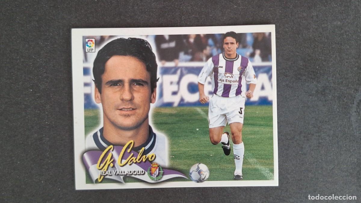 Cromos de F&uacute;tbol: L5 GARCIA CALVO REAL VALLADOLID LIGA ESTE 2000 2001 00 01 NUNCA PEGADO SIN PEGAR
