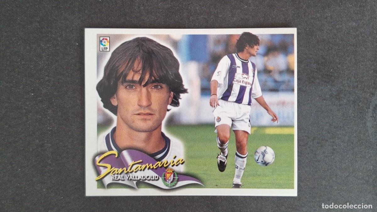 Cromos de F&uacute;tbol: L5 SANTAMARIA REAL VALLADOLID LIGA ESTE 2000 2001 00 01 NUNCA PEGADO SIN PEGAR