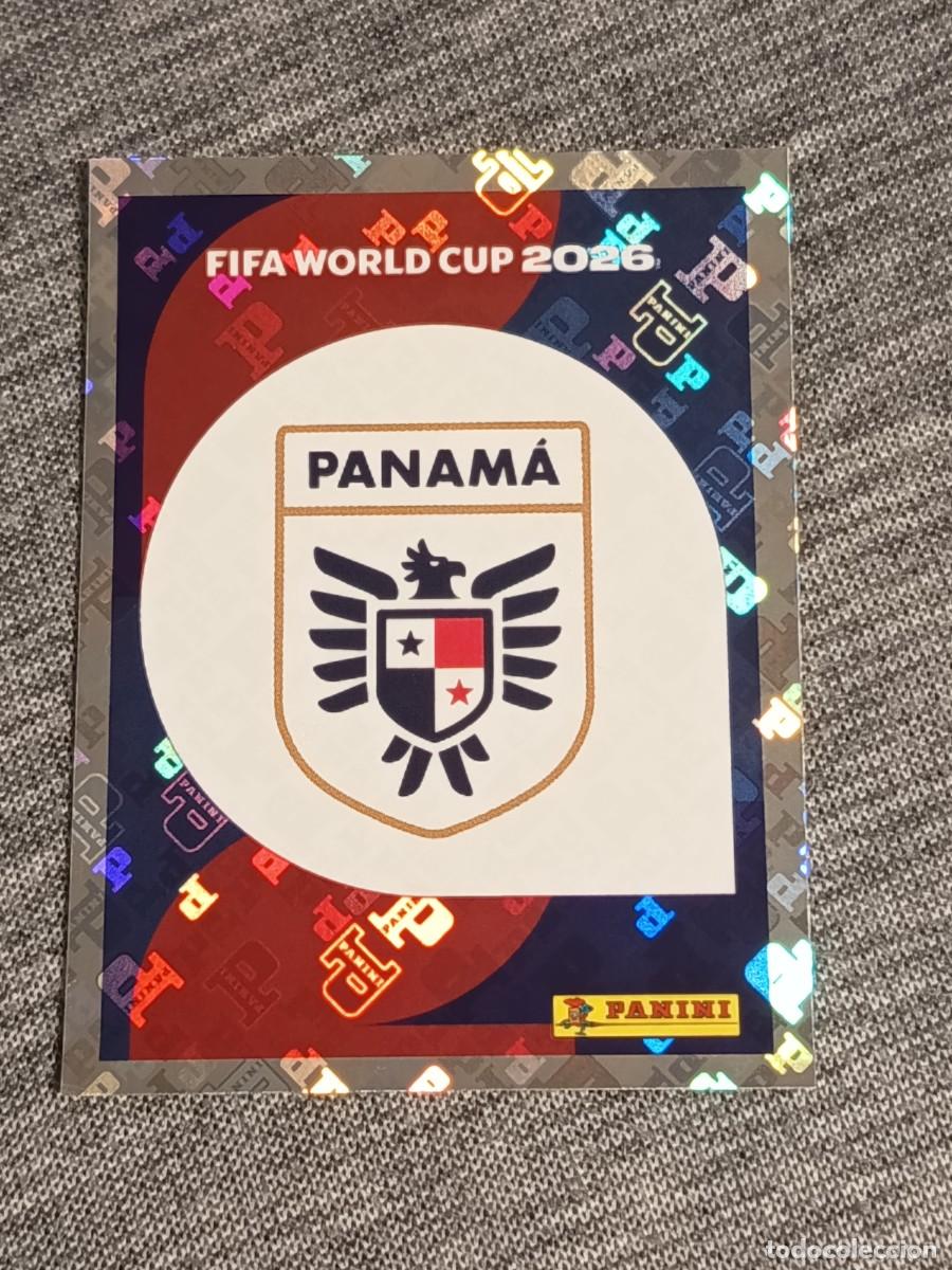 Cromos de F&uacute;tbol: ESCUDO PANAMA PAN 1 MUNDIAL 2026 PANINI FIFA WORLD CUP NUEVO