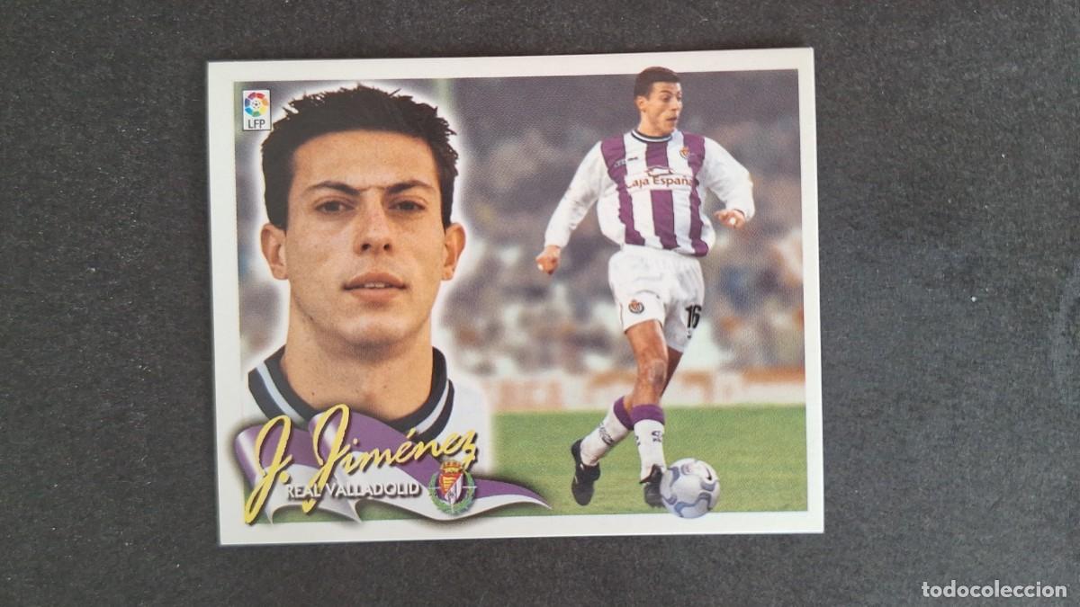 Cromos de F&uacute;tbol: L5 J. JIMENEZ REAL VALLADOLID LIGA ESTE 2000 2001 00 01 NUNCA PEGADO SIN PEGAR