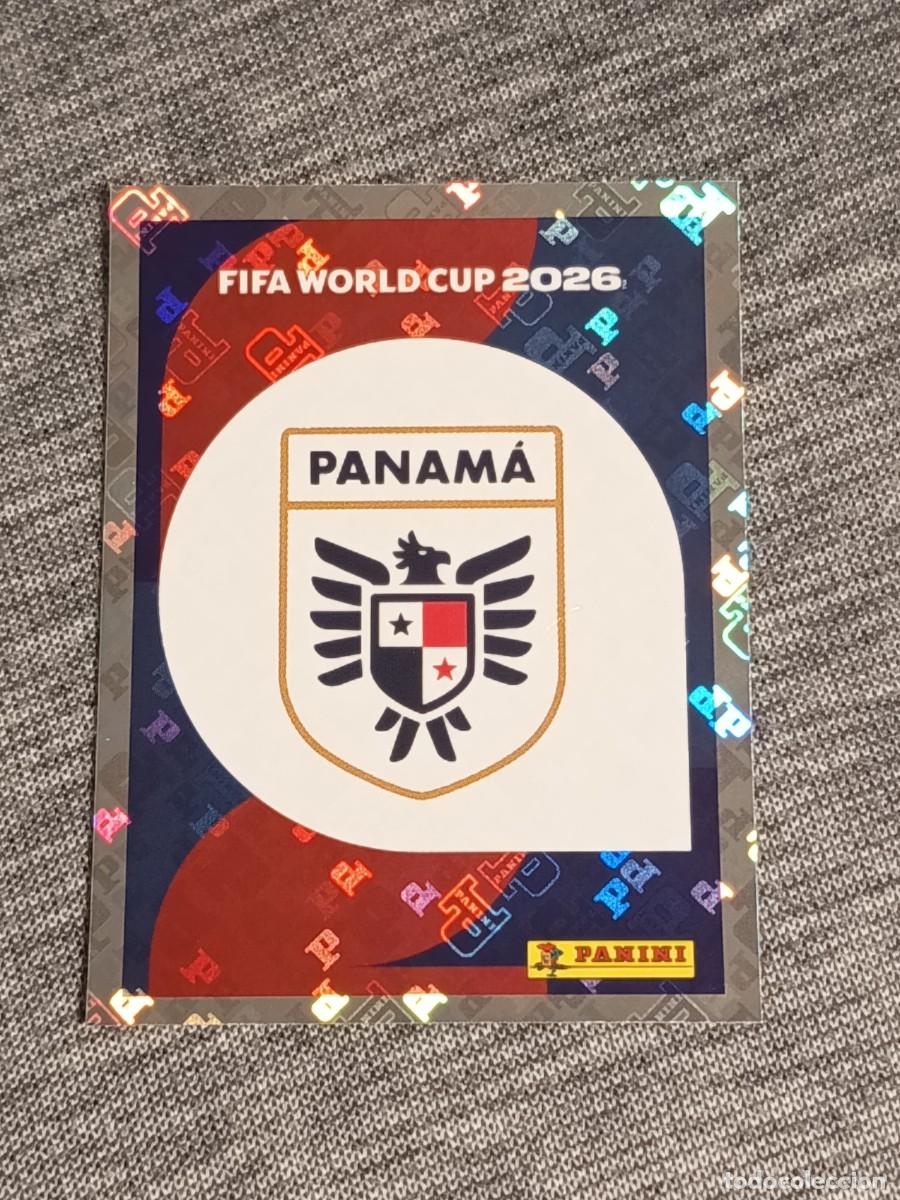 Cromos de F&uacute;tbol: ESCUDO PANAMA PAN 1 MUNDIAL 2026 PANINI FIFA WORLD CUP NUEVO