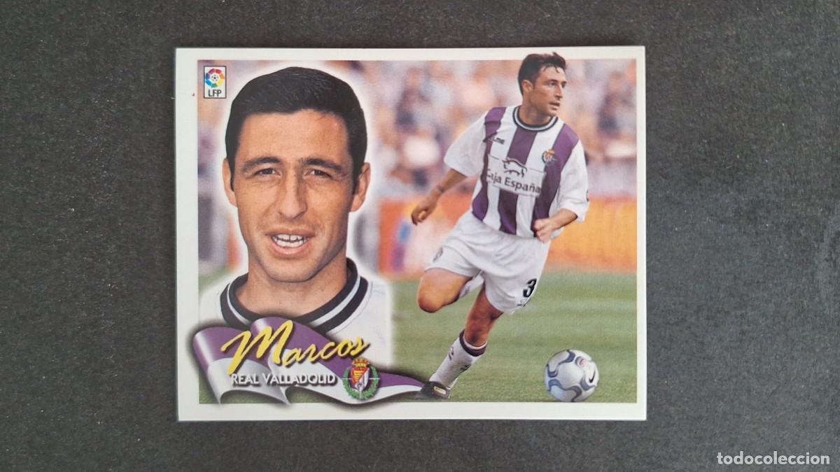 Figurine di Calcio: L5 MARCOS REAL VALLADOLID LIGA ESTE 2000 2001 00 01 NUNCA PEGADO SIN PEGAR