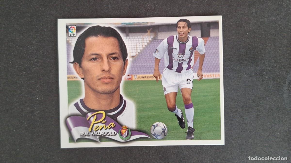 Figurine di Calcio: L5 PE&Ntilde;A REAL VALLADOLID LIGA ESTE 2000 2001 00 01 NUNCA PEGADO SIN PEGAR