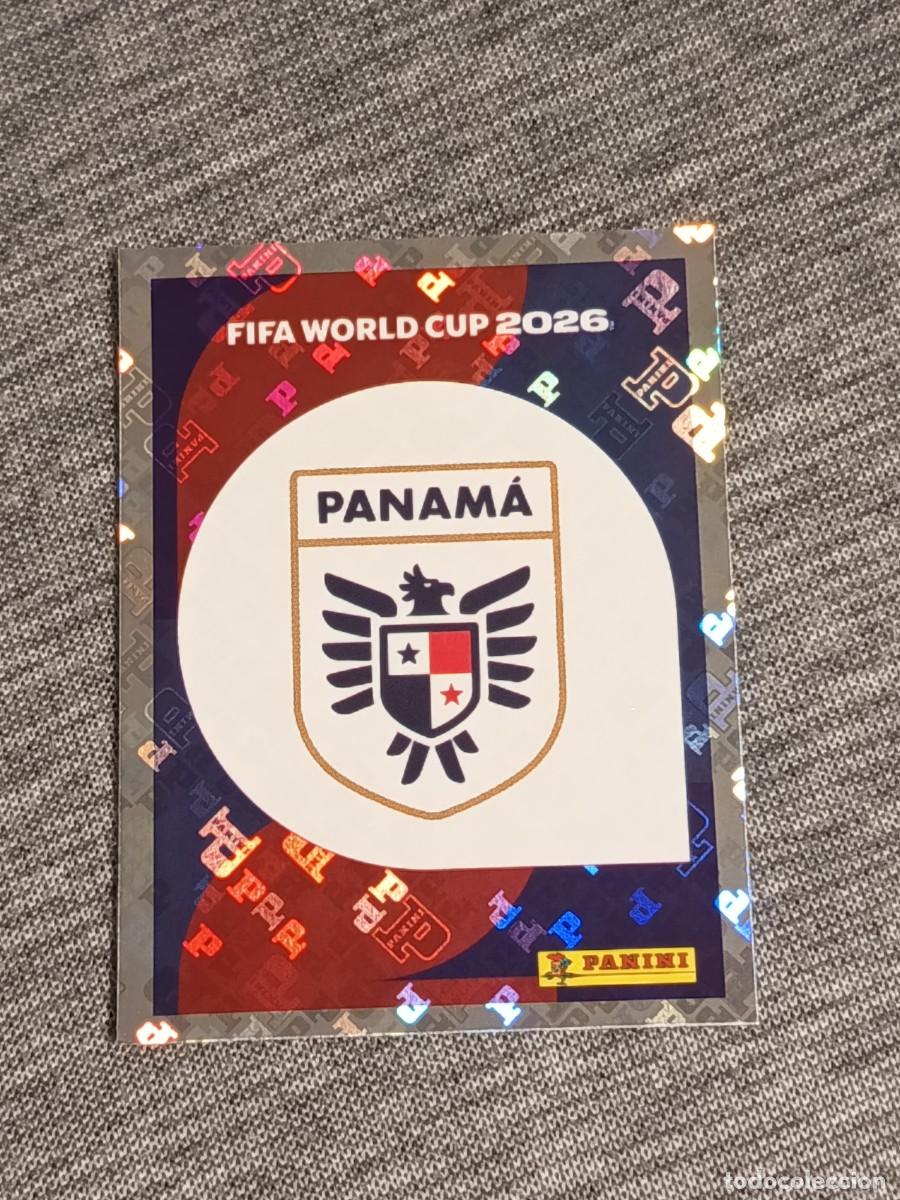 Cromos de F&uacute;tbol: ESCUDO PANAMA PAN 1 MUNDIAL 2026 PANINI FIFA WORLD CUP NUEVO