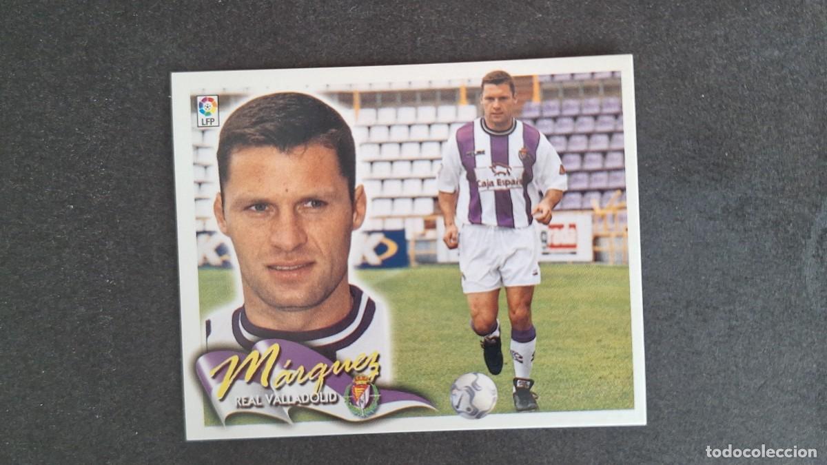 Cromos de F&uacute;tbol: L5 MARQUEZ REAL VALLADOLID LIGA ESTE 2000 2001 00 01 NUNCA PEGADO SIN PEGAR