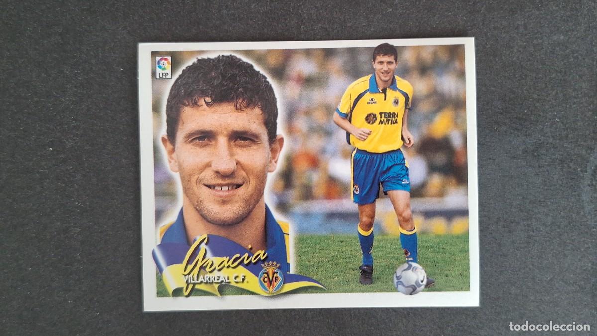 Cromos de F&uacute;tbol: L5 GRACIA VILLARREAL C. F. LIGA ESTE 2000 2001 00 01 NUNCA PEGADO SIN PEGAR